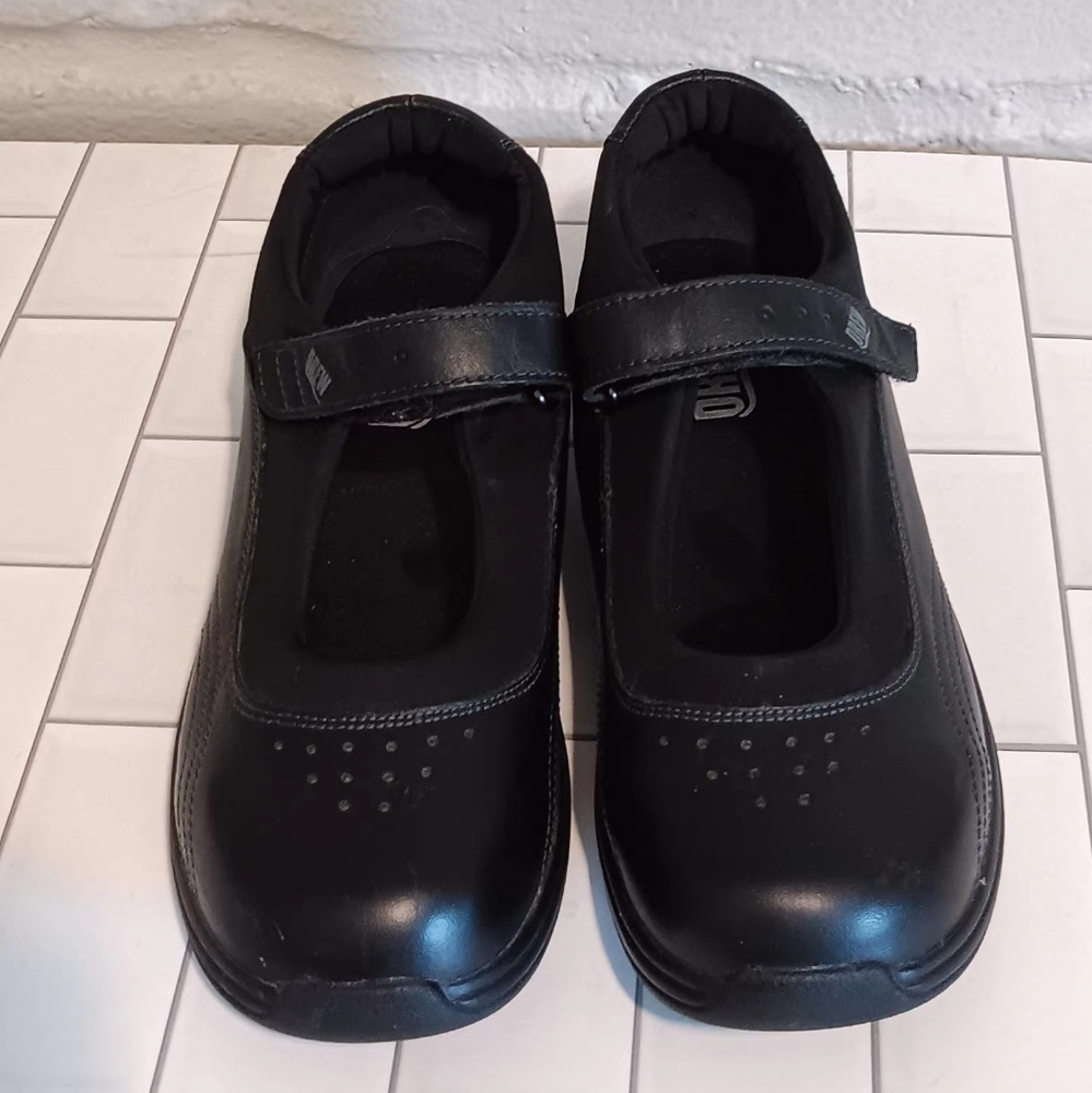 DREW Women Rose Mary Jane Diabetic Therapeutic Shoes Black Leather‎ Sz8.1/2 M